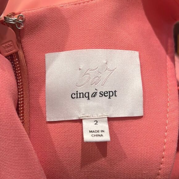 Cinq à Sept Melina Halter Cutaway Midi Dress 2 - Picture 10 of 11